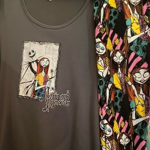 LulaRoe Disney Classic T 2xl and TC Leggings